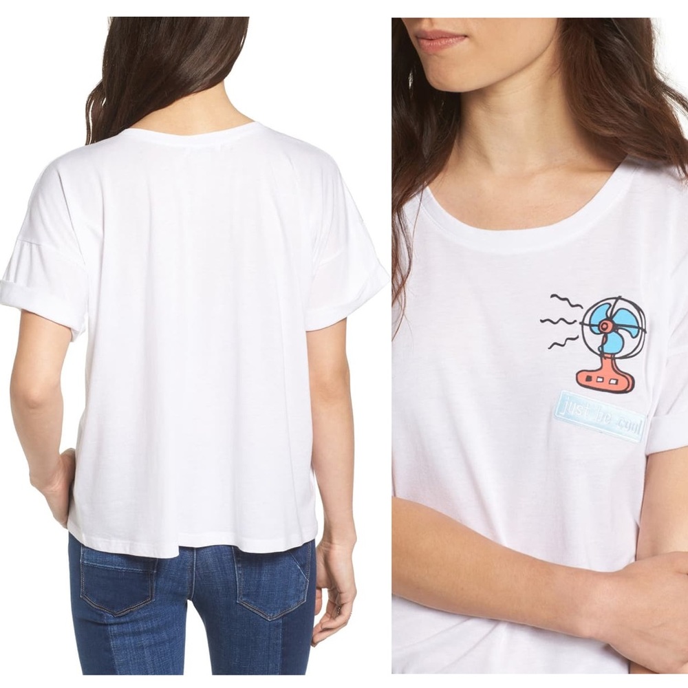 Ten Sixty Sherman White Tee - Picture 2 of 8
